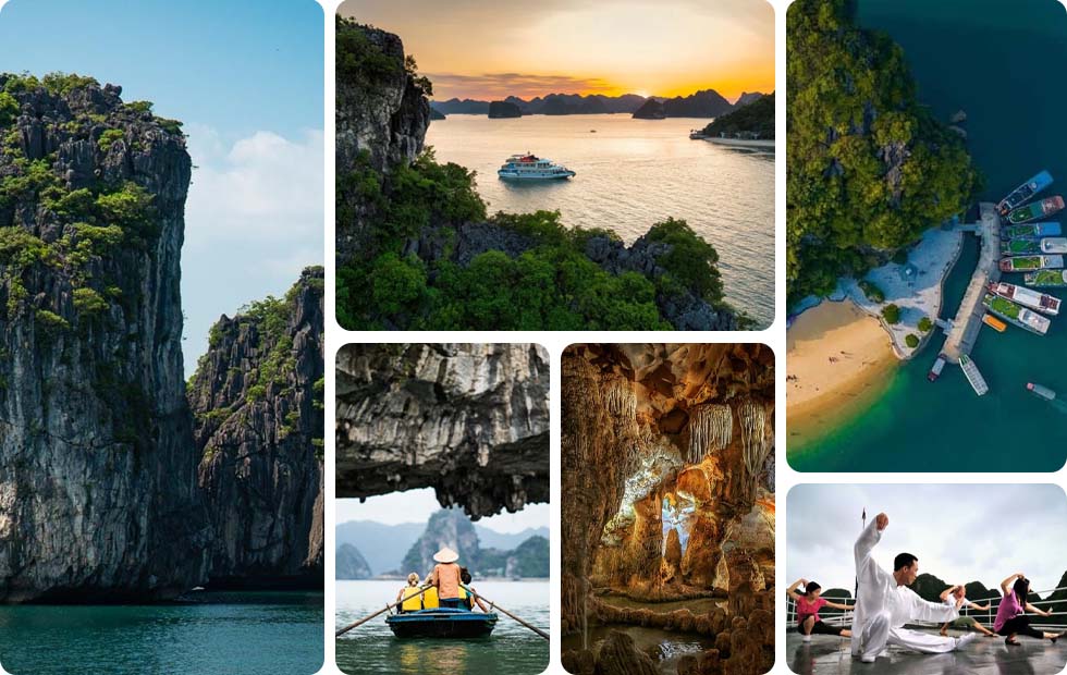 Cruzeiro na Baía de Halong