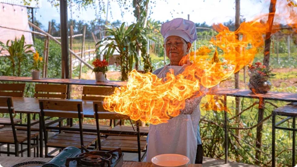 Aula de culinária