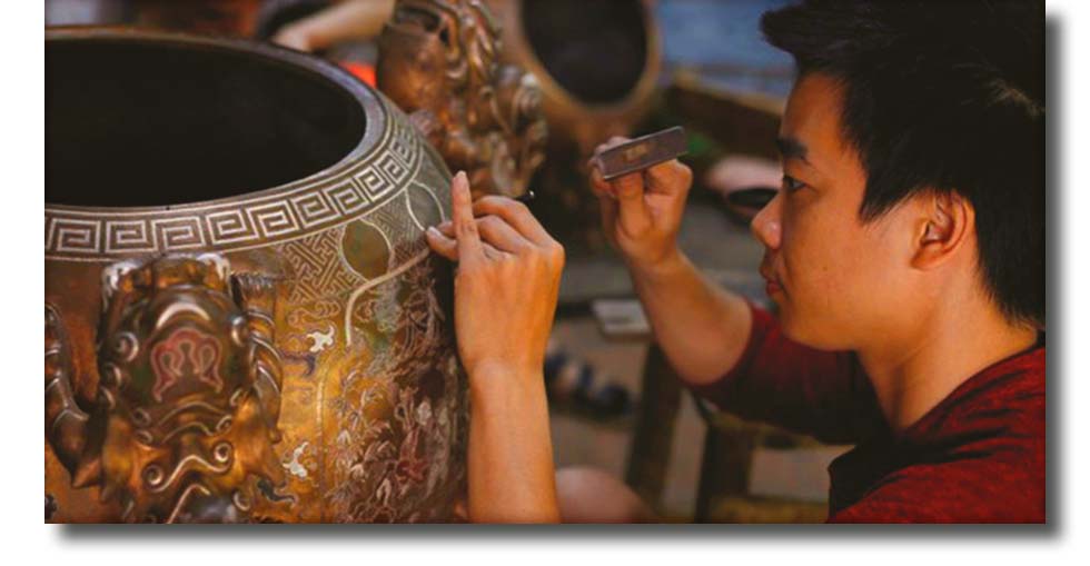 Aldeia de fundição de bronze de Phuoc Kieu