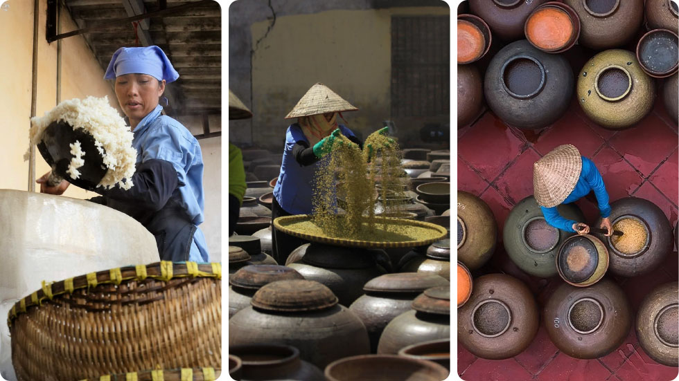 Processo de fabricação do molho de soja