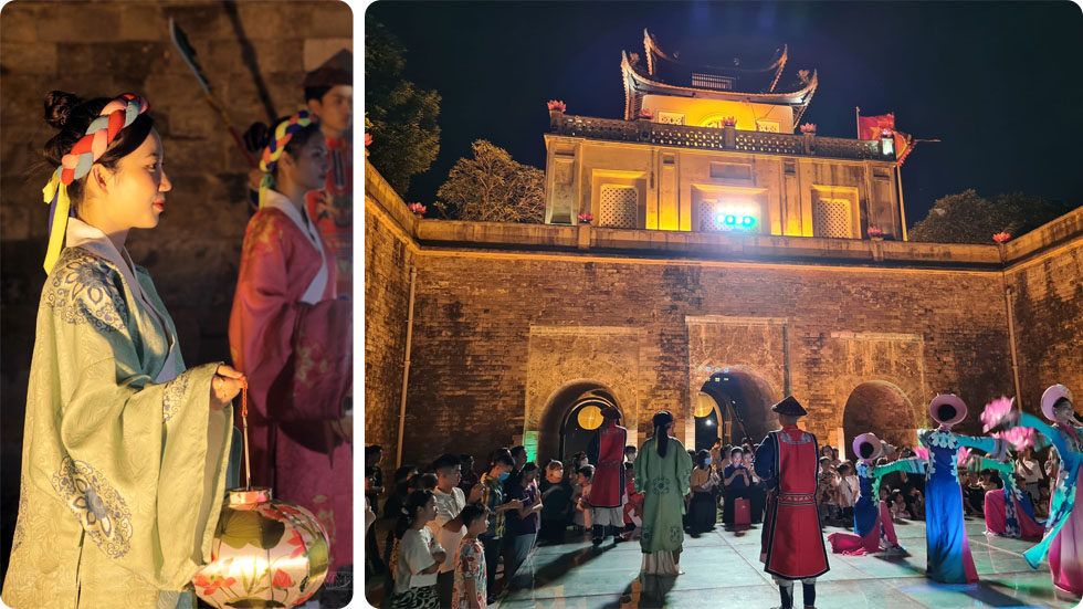 Passeio noturno na cidade imperial de Thang Long