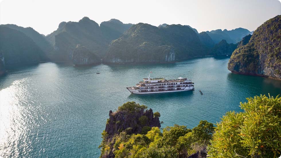 Cruzeiro na Baía de Halong