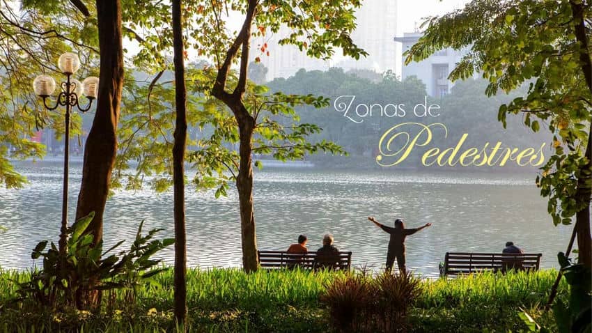 Zonas de pedestres em Hanói