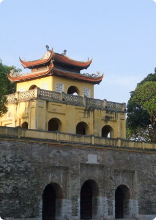 Portão principal da Cidade Imperial de Thang Long