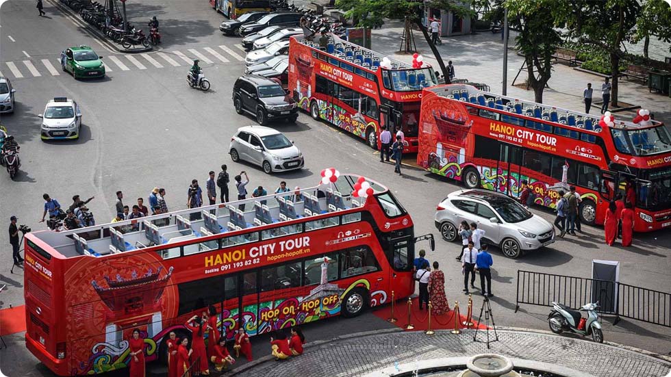 Passio noturno pela cidade de Hanói