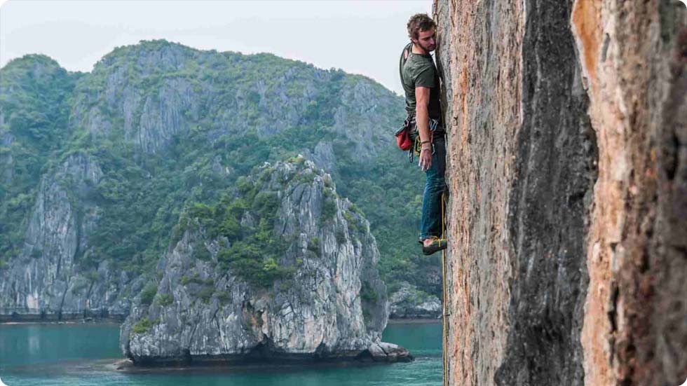 Escalada em rocha na Ilha Cat Ba