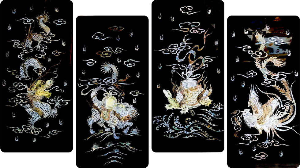 Quatro animais sagrados no Vietnã