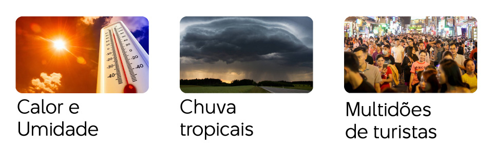 Desvantagens do verão